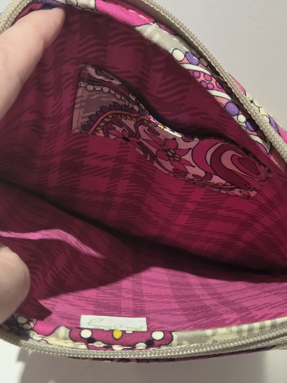 Vera Bradley Tablet iPad EReader Sleeve Paisley Meets Plaid Retired Pattern